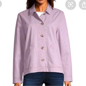 Ana Lilac 100% Cotton Jacket